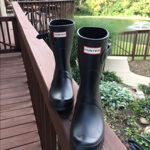 Short Matte Hunter Boots